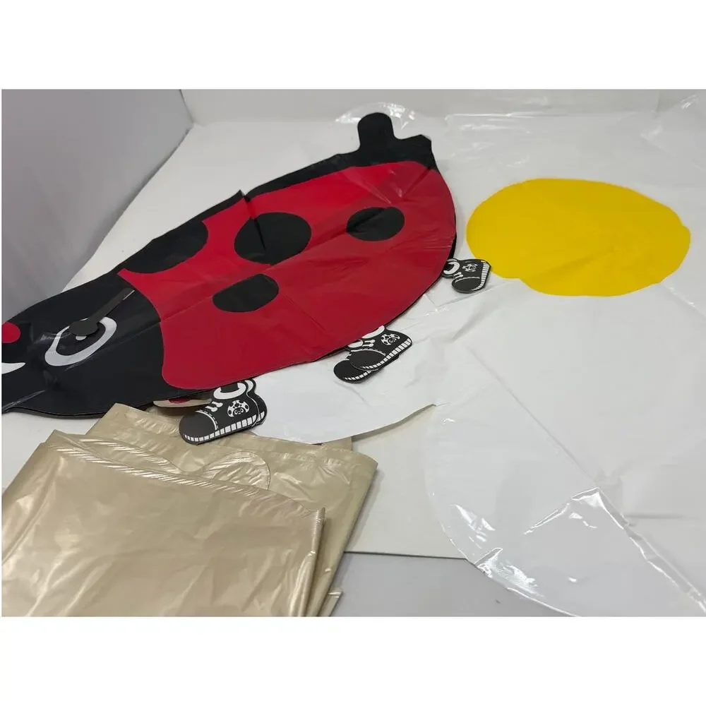 Ladybug Baby Shower Balloons Badges Sash, Mom to be, Dad to be Tablecloth